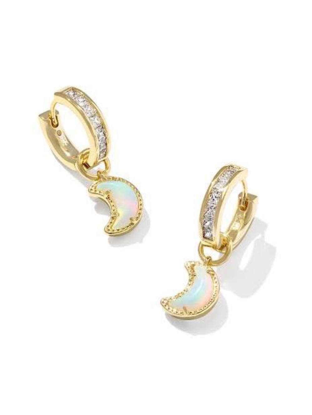 Kendra Scott Crescent Moon Huggies
